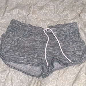 Heathered Gray Lounge Shorts